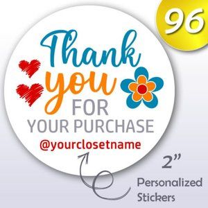 Thank You Stickers (96 ct)